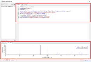 Check the conversion of the CIF file to the STR format.